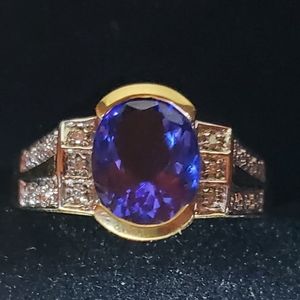 AAA 14K TANZENITE